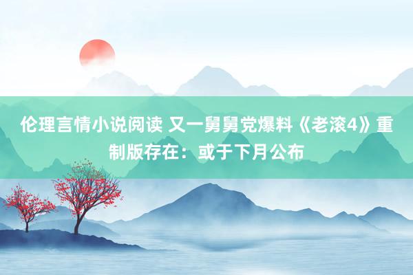 伦理言情小说阅读 又一舅舅党爆料《老滚4》重制版存在：或于下月公布