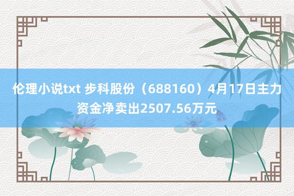 伦理小说txt 步科股份（688160）4月17日主力资金净卖出2507.56万元